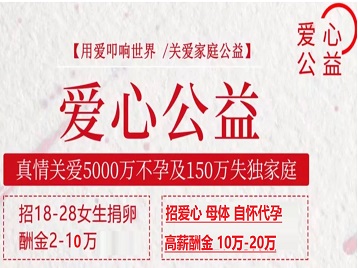 通川捐卵助孕生子 爱心志愿者招募